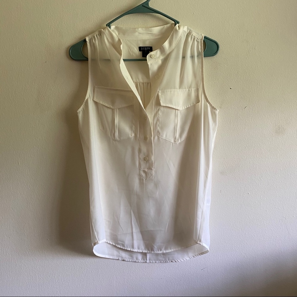 2 for $8 SALE J.Crew Sleeveless Popover Top